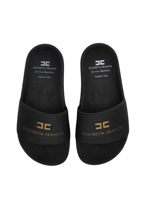 Ciabatta con logo ELISABETTA FRANCHI KIDS | F4A0-E06071745999